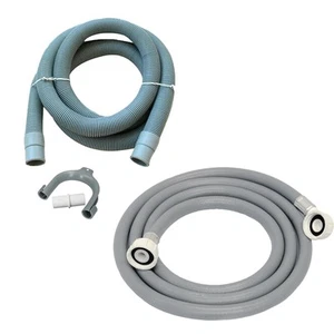 4m Water Inlet Pipe Drain Hose Set Universal Washing Machine Pipe Extension Kit - Picture 1 of 11