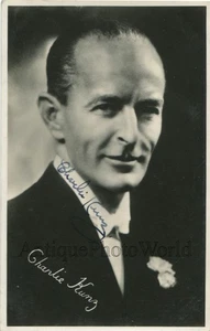 Charlie Kunz British dance band leader antique autographed signed photo pc - Picture 1 of 1