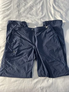 L.L. Pantalones Bean Mujer Azul Trail Cremallera Exterior Senderismo 16 M/T Cintura Ajustable - Imagen 1 de 17