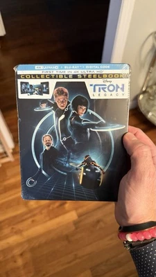Tron Legacy Steelbook 4k Ultra HD Blu-ray - BRAND NEW, SEALED - Image 1 of 2