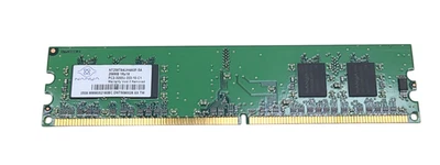 Nanya NT256T64UH4A0F-5A 256MB PC2-3200U DDR2-400 1RX16 Non-ECC RAM UDIMM Memory - Image 1 of 3