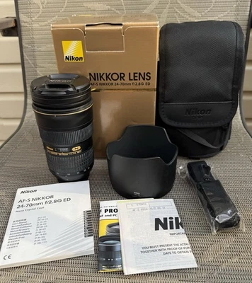 Nikon Af-s Nikkor 24-70mm F2.8g Ed Nano Crystal Coat Lens - Image 1 of 4