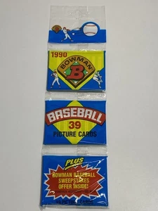 1990 Bowman Baseball Rack Pack On Top BARRY BONDS Pirates **FREE SHIPPING** - Picture 1 of 3