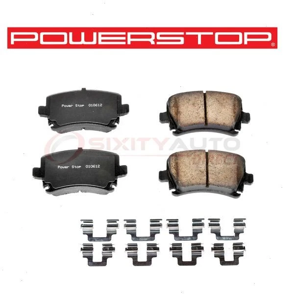 PowerStop Rear Disc Brake Pad & Hardware Kit for 2009-2015 Volkswagen CC - hd - Изображение 1 из 4