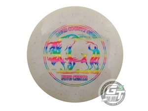USED Infinite Splatter S-Blend Centurion 175g Tan Rainbow Foil Driver Golf Disc - Picture 1 of 2
