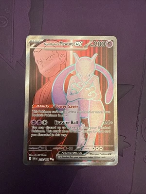 Team Rocket's Mewtwo ex 213/182 Sv10: Destined Rivals Holo - Image 1 of 2