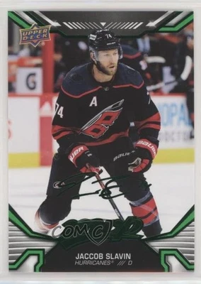 2022-23 Upper Deck MVP Green Script SP Jaccob Slavin #101 - Image 1 of 2