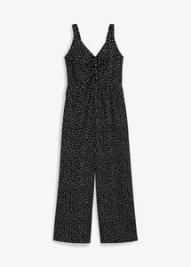 7/8 Overall mit schönem Druck Gr. 44/46 Schwarz Wollweiß Damen-Jumpsuit Neu* - Bild 1 von 1