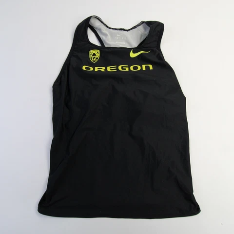 Oregon Ducks Nike Dri-Fit Sleeveless Shirt Women's Black Used Cover