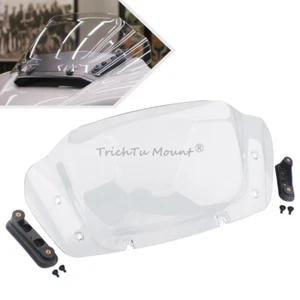 10" Front Fairing Windshield w/Bracket For Harley CVO Street Glide FLHXSE FLHX - Picture 1 of 18