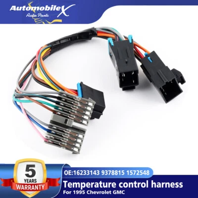 For 1995 Chevrolet GMC Silverado Heater Climate Temperature Control Wire Harness Foto 1 de 4