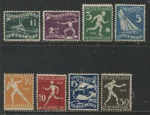 Netherlands 1928 Olympic set mint o.g. hinged, Note10¢ is used - Bild 1 von 1