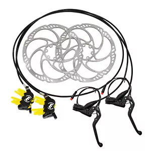 Magura MT5e E-Brake 4-Piston Hydraulic Disc Brake Set w/ 203mm Rotors (F+R) - Picture 1 of 7
