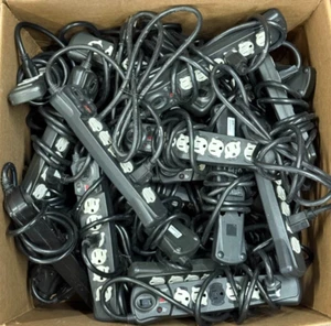 Lot of 242 MIXED Extension Cords APC 120W 60W P6B 6 Power Outlet Mix Tested - Picture 1 of 1