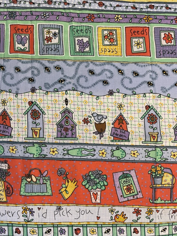 Sue’s Garden Sampler By Daisy Kingdom Number 0437 ￼1.25 Yards  - Image 1 of 1