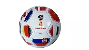 2018 Official FIFA Soccer Ball World Cup Russia World Flag White Color Limited 1 - Picture 1 of 5