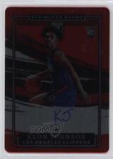 2021 Panini Impeccable Stainless Stars Asia Red /18 Keon Johnson Rookie Auto RC