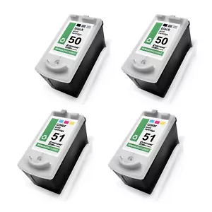 4x wkład 2+2 XL zastępuje Canon CL51 PG50 CL-51 PG-50 PG50 CL51 PG-50 CL-51 - Zdjęcie 1 z 4