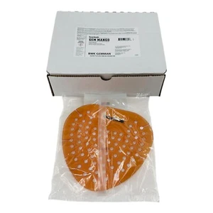 12 Urinalsiebe Boardwalk Edelstein Urinalschirm Deodorierer Mango Duft Orange - Bild 1 von 10