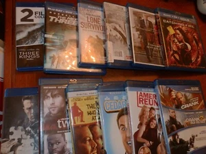 Lot Of 12 Pre Owned, testing and working, Blu-Rays, Lot 41 - Picture 1 of 3