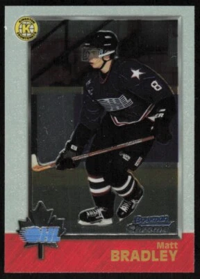 1998-99 Bowman Chrome CHL #28 Matt Bradley Kingston Frontenacs - Image 1 of 2
