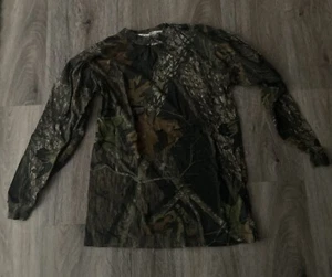 Vintage Cabela's Hunting Camo Long-Sleeve T-Shirt Kids Large Reg - Picture 1 of 5