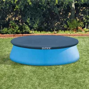 INTEX Poolabdeckung Pool Abdeckung Poolabdeckplane Schwimmbadabdeckung Poolplane - Bild 1 von 3
