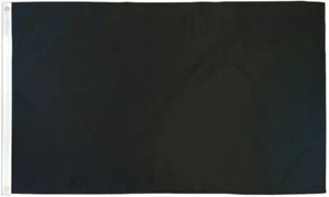 Bandiera "NERA" 2x3 piedi poliestere banner insegna nero tinta unita - Foto 1 di 5