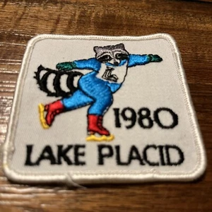 1980 LAKE PLACID WINTER OLYMPICS PATCH ICE SKATING MIRACLE ON ICE" NOS - Picture 1 of 3