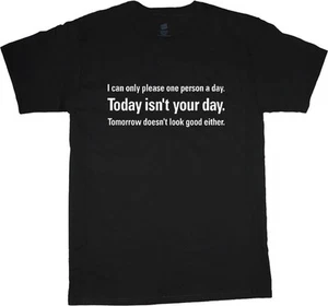 funny t-shirt today isn't your day funny saying decal tee shirt for men - Picture 1 of 1