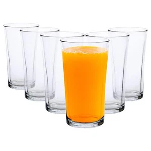 6x Duralex Lys Highball Glasses Tall Glass Drinking Tumblers Set 280ml Clear - Picture 1 of 6