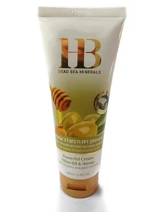 HB Totes Meer Mineralien Israel Olivenöl & Honig, kraftvolle Feuchtigkeitscreme 100ml - Bild 1 von 7
