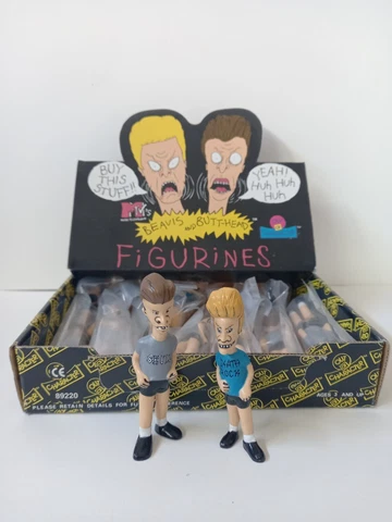 beavis and butthead mtv promo figures 1993 out of chararcter brand X2 mint Cover