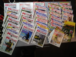 MICHIGAN HUNTING & FISHING MAGAZINES (42 issue lot) PREMIERE ISSUE! musky bass - Picture 1 of 1