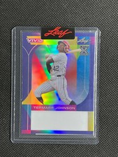 TERMARR JOHNSON 2023 Leaf Vivid 1/1  Pre-Production Proof UnSigned Card