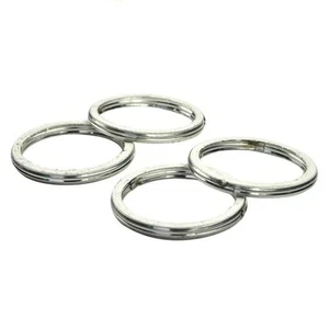 4PC Exhaust Pipe Header Gasket for Kawasaki KLT KLF KVF 185/200/220/250/300 - Picture 1 of 3