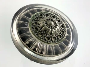 Bakelite With Lucite Black Color Garment Button 1.1in Wheel Pattern 326B - Picture 1 of 6