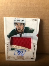 2013-14 Panini National Treasures #182 Matt Dumba JSY AU RC 32/99