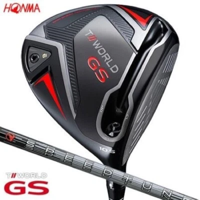 Honma Golf T WORLD GS 1W Driver SPEEDTUNED 48 Carbon Shaft Included From Japan - Image 1 of 3