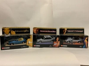 Corgi “James Bond” 1/36 Scale BMW Definitive Bond Collection Set of 3 - Picture 1 of 16