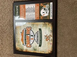 Miami hurricanes football collectibles - Picture 1 of 7