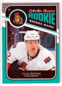 2011-12 O-Pee-Chee #566 Colin Greening RC - Ottawa Senators