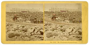 MT. COLOREADO A MANO WASHINGTON SUMMIT HOUSE NH STEREOVIEW KILBURN BROTHERS - Imagen 1 de 2