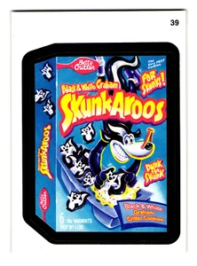 SkunkAroos 2011 Wacky Packages Betty Crocker Dunkaroos Parody Sticker - Imagen 1 de 2