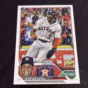 Carta Baseball Jeremy Pena 2023 Topps Holiday Rookie Cup #H192 Houston Astros - Foto 1 di 2