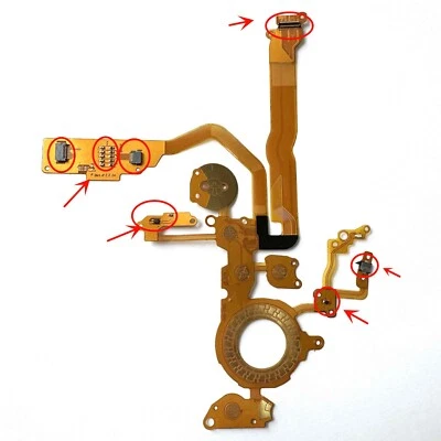 NEW For Canon 6D2 Back Cable Menu Rear Shell Key Board Large Flex with Socket - Image 1 of 2