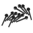 12x Ebony Violin Tuning Pegs Replacement Parts Fiddle Tuning