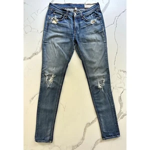 Rag & Bone x Intermix Skinny Jeans in Destroyed with Holes Size 26 - Picture 1 of 10
