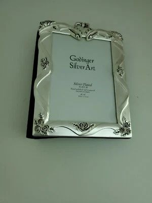 Godinger Silver Plated Satin Finish Wedding Picture Album  4x6'' FREE SHIPPING  - Image 1 of 3