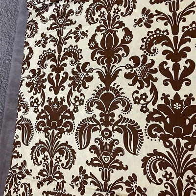 Lote de Tela 8 Yardas 42 W IKat Marrón Con Verde Claro Bkgd Algodón Pulido Unidireccional Foto 1 de 4